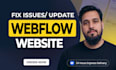 fix webflow issues, bugs, responsiveness and be your webflow developer