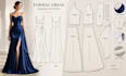 create bridal and formal dress sewing pattern