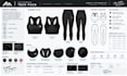 create fashion design techpack  sportswear design activewear wear techpack