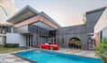 visualize 3d house facade, swimming pool courtyard, remodel facade cladding, cgi
