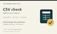 check your woocommerce product CSV before import