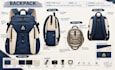 design soft good backpack tech pack golf bag duffel bag designer
