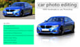 do car photo editing and automotive image background change