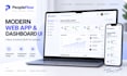 design a modern web app dashboard and responsive UI