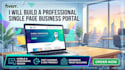build a modern single page website