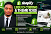 fix shopify bugs and customize liquid code