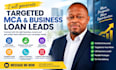 generate targeted mca and business loan leads