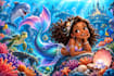 create cute mermaid characters for childrens books