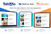 set up and optimize taboola, outbrain and native ads campaigns