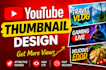 design a professional and clickable youtube thumbnail