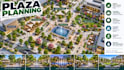 create plaza planning layouts public space development site concepts