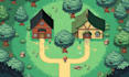 do pixel art background landscape video game character sprite environment pixels