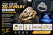 create 3d jewelry designs for 3d printing