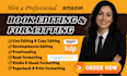 amazon kdp book editing and formatting, copy editing, proofreading book memoir