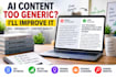 rewrite low value ai content into helpful SEO articles