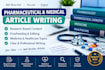 write and review pharmaceutical and medical articles