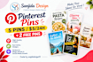 do pinterest pin design and viral canva templates