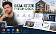 design real estate development pitch deck, property investor presentation