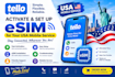 activate and set up tello esim for your USA mobile service