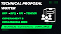 write rfp, rfi, rfq, bid proposals and tender responses