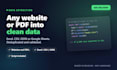 do python web scraping or PDF data extraction into excel, CSV or json