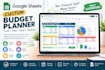 design a budget planner with income and expense sheet