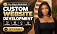 do custom website development as a professional full stack developer