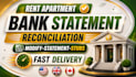 do bank statement work on urgent basis