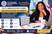 prepare uscis immigration forms and application documents