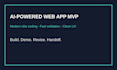 build an ai powered web app mvp with modern vibe coding