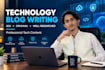 write SEO friendly technology blog posts and articles