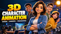 create professional 3d character animation for your project