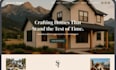 design wix tiny house website rental vacation accommodation booking website