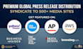 write distribute press release to premium new wire media coverage site