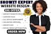 design and customize showit website showit template redesign showit