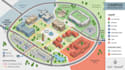 draw 2d, 3d flat map, tourist map, park map, wayfinding map and 3d isometric map