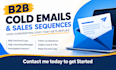 write high converting b2b cold emails and sales email sequences