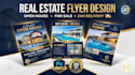 design high converting real estate flyer and poster
