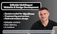 design and develop a editable friendly, multi language professional website