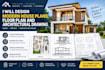 design modern house plans, floor plan and architectural drawing