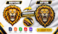 convert logo to embroidery digitizing into dst, pes, emb files in 1 hour