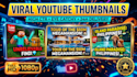 design eye catchy high CTR youtube thumbnails