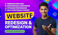 redesign your slow, outdated website into a fast modern one