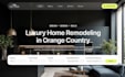 design wix home renovation website contractor remodeling construction website