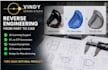 reverse engineer your part and convert stl to step 3d 2d cad,