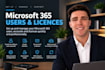 set up and manage microsoft 365 users, accounts and licences