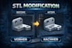 edit and modify your stl 3d model files