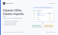 clean and validate your CSV data with a clear change audit