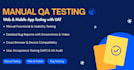 perform manual testing, software testing, and write uat bug reports for your