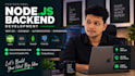 develop a node js backend and rest API for your web or mobile app